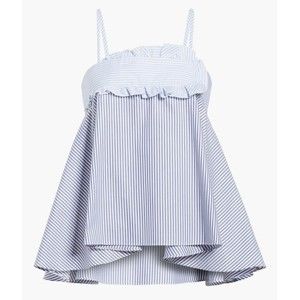 Carven Stripe Peplum Swing Tank Size 36 $280